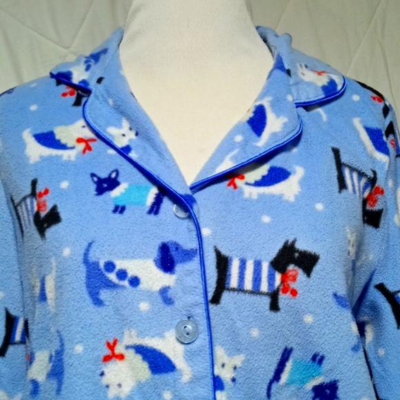 Well loved Karen Neuberger puppies pj's, sz sm - Picture 2 of 16